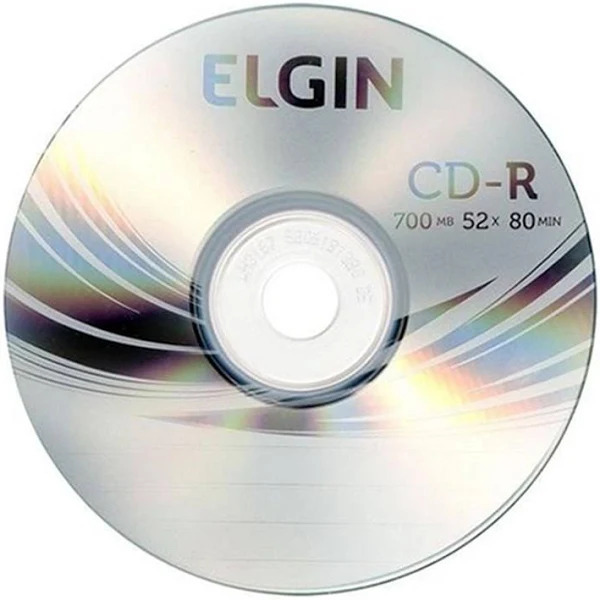CD-R Elgin 80min 700MBx52 Mídia para gravação