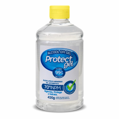 Álcool 70° INPI em gel Protect gel hidratado etílico antisséptico 500ml