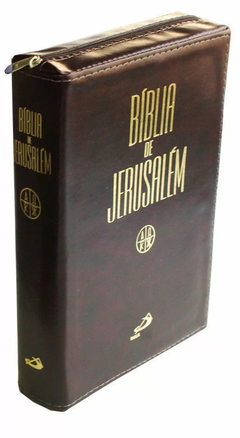 Bíblia de Jerusalem média zíper