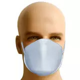 Máscara respirador antimicrobiana lavável