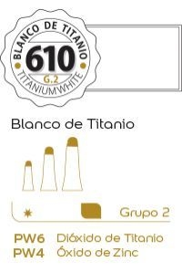 Oleo alba G2 x 60ml. (610) Blanco de titanio