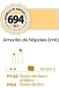 Oleo alba G1 x 60ml. (694) Amarillo de napoles
