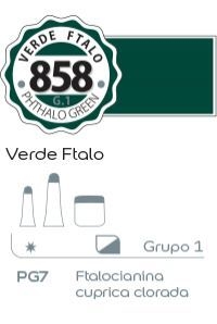 Acrilico Alba G1 x 60ml. (858) Verde Ftalo