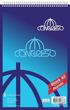 Block Congreso A5 c/espiral