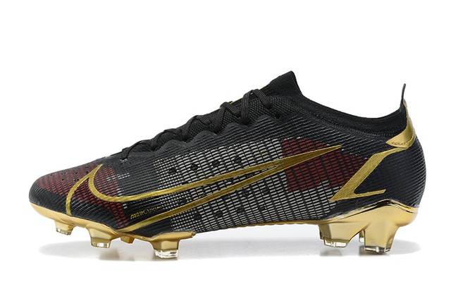 Nike mercurial vapor black and sales gold