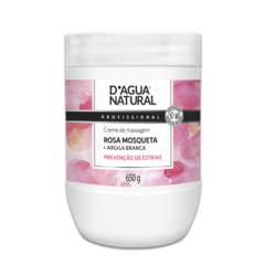 Creme Massagem Rosa Mosqueta e Argila Branca 650g