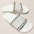 Valentino Rockstud PVC Slide Sandal - 292 - comprar online