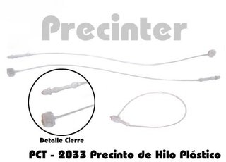 Precinto de hilo de nylon de aplicación manual, varios colores