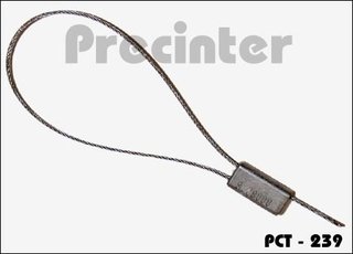 Precinto ajustable con cable de acero, 350mm x 1,8mm - comprar online