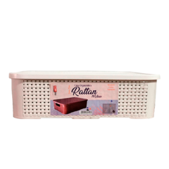 Caixa Organizadora Rattan Color Premium 10 Litros - Cod. 951659 - Plastsu