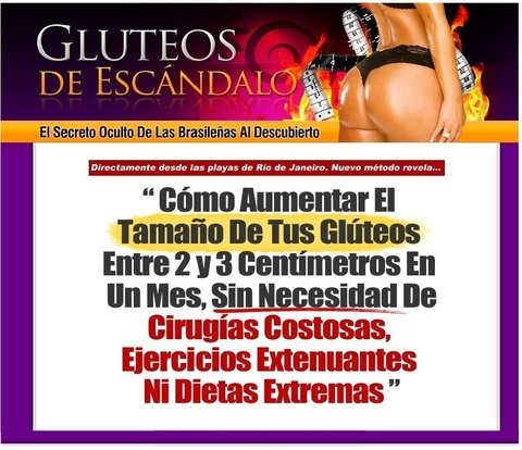 Glúteos De Escándalo + Super Bonos + Obsequios Envio Gratis! - comprar online