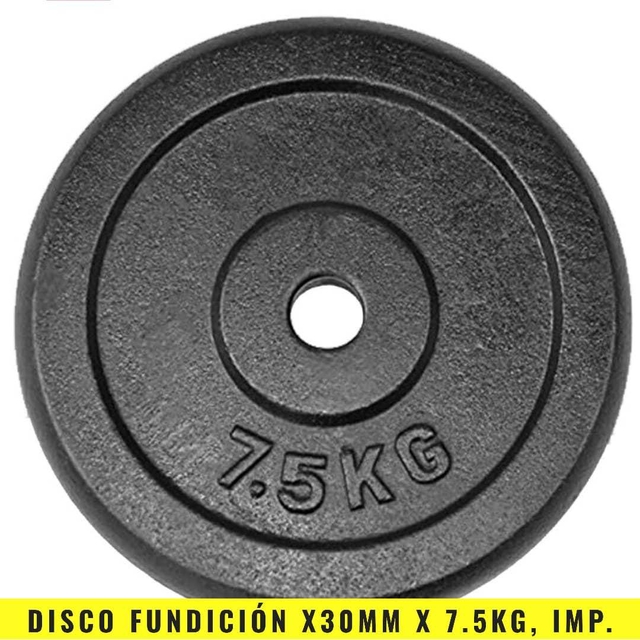 Discos 5kg Fundicion 30mm