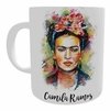 Caneca Frida Kahlo Personalizada Com O Nome Porcelana