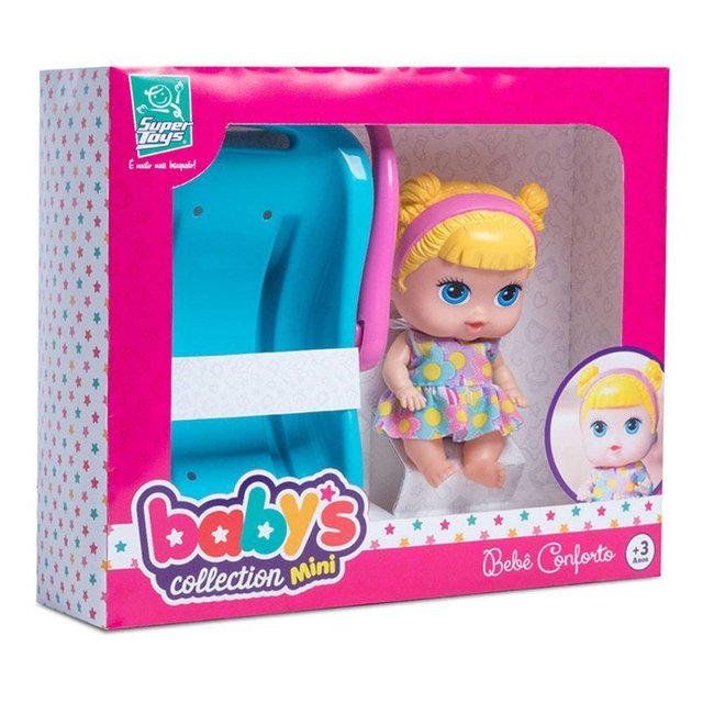 Boneca Bebê Conforto La New Reborn Menina Infantil - Cotiplás