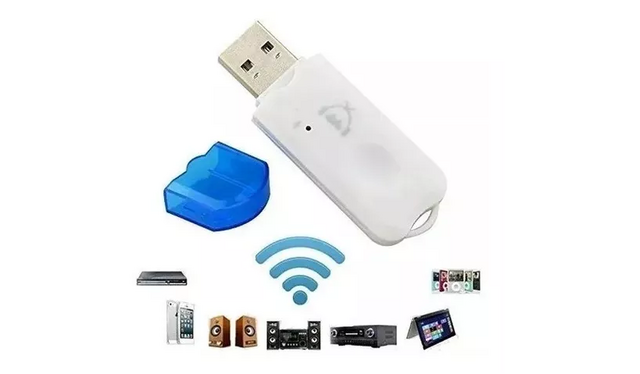 Adaptador Receptor Bluetooth Usb Pendrive Carro Musica