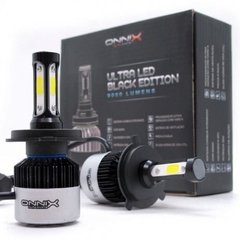 H9 KIT LÂMPADA ONNIX ULTRA LED BLACK 3D H9 12V 36W 6000K 9000 LUMENS