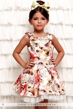 Vestido Infantil Miss Cake Doce Princesa 510147