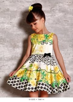Vestido Infantil Miss Cake Doce Princesa 510205