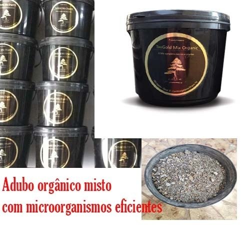 34- Taegold mix organic 1 kilo - Bonsai São Sebastião