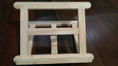 Cavalete de mesa em madeira com 3 níveis de inclinação