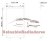 Radiador Golf Audi A3 1.6 1.8 1.8T 2.0 1999 a 2009