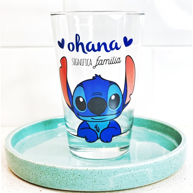 Disney Lilo & Stitch - Taza de cristal