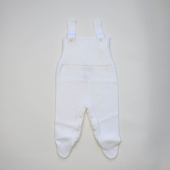 Salopete Baby Fio Branco - comprar online