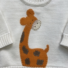 Blusa Girafinha - Baby Fio Tricot Infantil