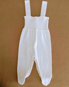 Salopete Baby Fio Branco - loja online
