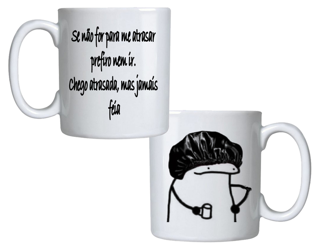 Caneca Flork Meme Personalizamos com Nome