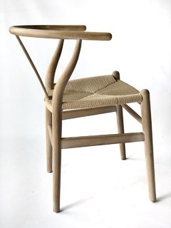 Silla Wishbone Madera Lavada