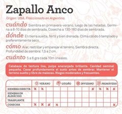 Semillas de Zapallo anco LA RURAL - comprar online