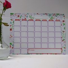 Calendario Pizzarra Magnética. Para escribir y borrar. Reutilizable. Lavable. Hermosos diseños. Imantado - tienda online