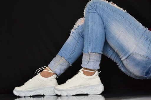 Tênis branco hot sale sneaker