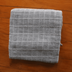 Manta de Sofá Simples Algodão Cinza 1,30x1,70 - comprar online