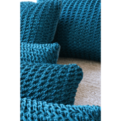 Travesseiros em Crochê Fita de Corda Náutica 50x70 (2 Peças) na internet