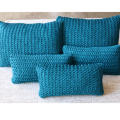 Travesseiros em Crochê Fita de Corda Náutica 50x70 (2 Peças) - comprar online