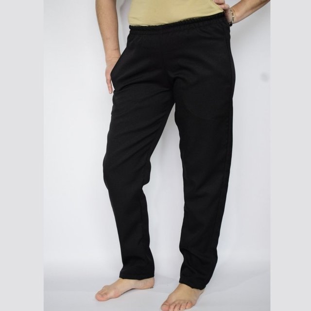 Pantalon Nautico Negro Poliester