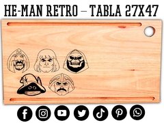 Imagen de HE-MAN DIBUJOS RETRO- TABLON DE ASADO - REGALOS ORIGINALES Y UTILIZABLES