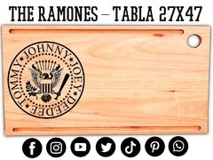 THE RAMONES - TABLON DE ASADO LOGO RAMONES- REGALOS PARA CUMPLEAÑOS en internet