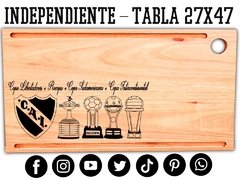 INDEPENDIENTE DE AVELANEDA - TABLON DE ASADO - REGALOS DE CUMPLEAÑOS - tienda online