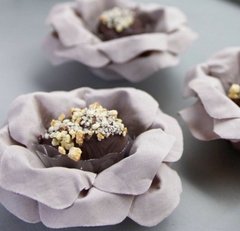 Image of Fabric Flower for Wedding Sweets Carol (30 pieces)