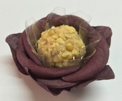 Fabric Flower Wrappers for Sweets Rounded Camellia (30 pieces) - buy online