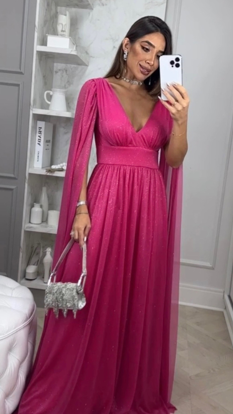 VESTIDO LONGO PINK