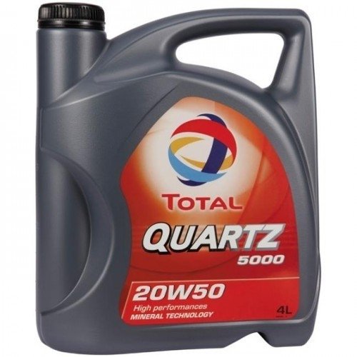 Aceite 15w40 Mineral Total Quartz 5000 Nafta Diesel 4 Lt