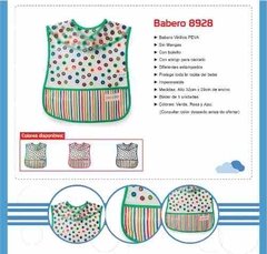 Babero Vinilico Sin Mangas Comida Bebe Love 8928 Tienda Love - comprar online