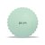 Plato Sol Verde Agua 24cm - comprar online