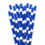 Sorbetes 20cm Azul con Lunares Blancos x 25 unidades - comprar online