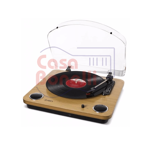 Bandeja Giradiscos USB Con Parlantes Stereo Ion Max LP