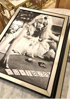 CUADRO BRIGITTE BARDOT CARTAS- | STOCK